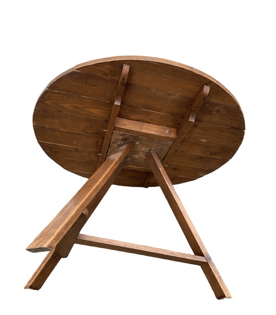 Image 1 of Vintage Drentse Salon-Eettafel