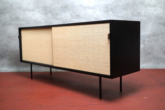 Image 1 of Zwart vintage dressoir van Florence Knoll Bassett voor Knoll Inc.