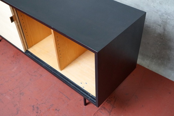 Image 1 of Zwart vintage dressoir van Florence Knoll Bassett voor Knoll Inc.