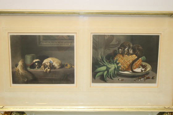 Image 1 of Prachtige print van Sir Edwin Landseer mooie wanddecoratie