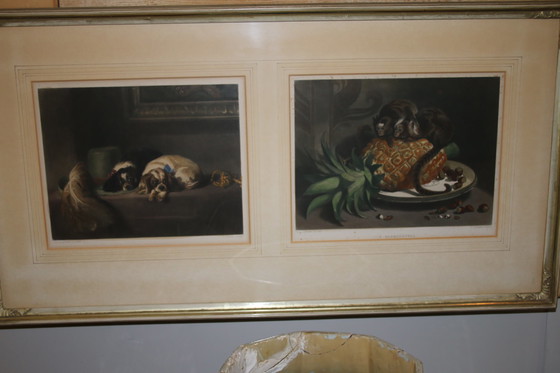 Image 1 of Prachtige print van Sir Edwin Landseer mooie wanddecoratie