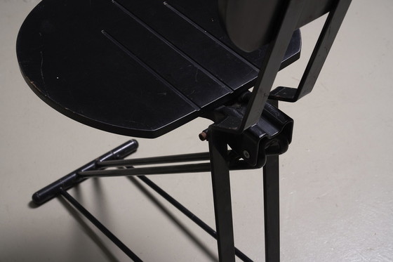 Image 1 of 4x Vintage Italiaanse Post Modern klapstoel