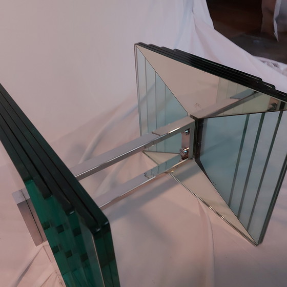 Image 1 of Vintage 1970 Gallotti & Radice kristallen salontafel