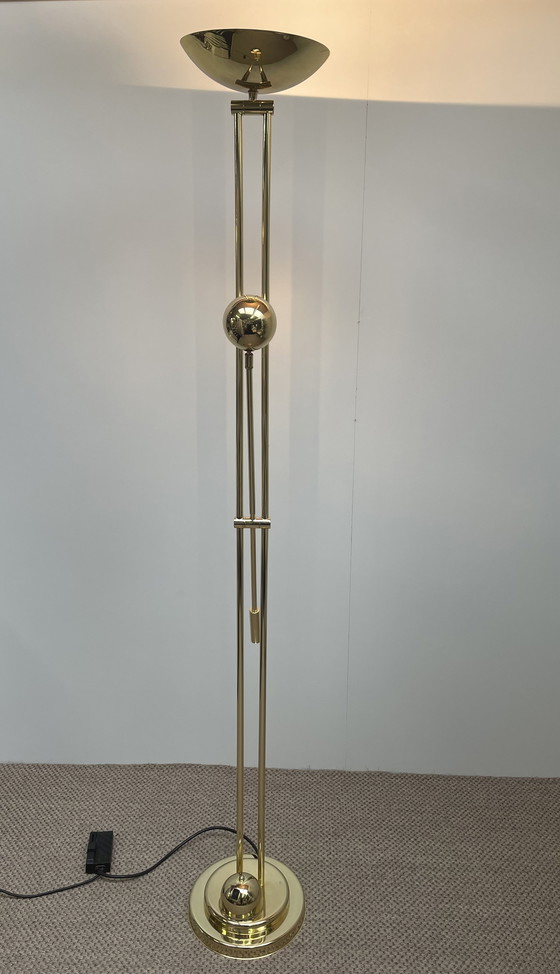 Image 1 of Vintage messing vloerlamp HB Design