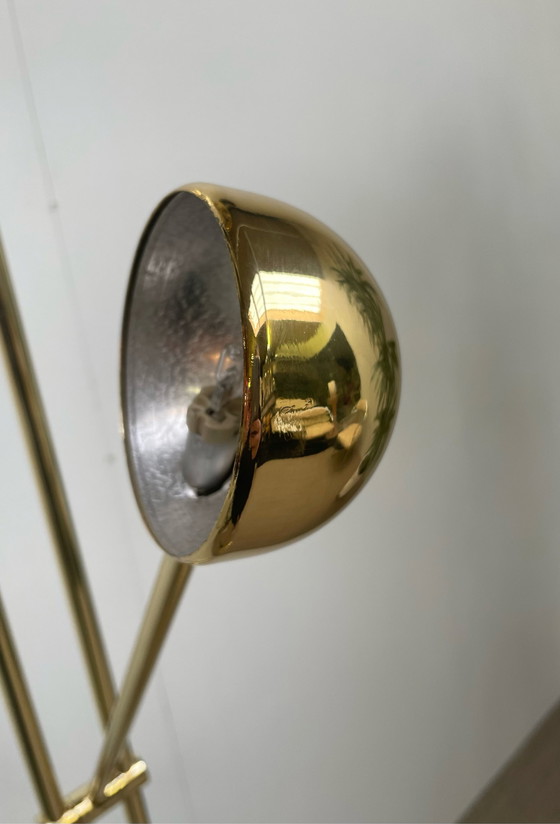 Image 1 of Vintage messing vloerlamp HB Design