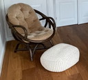 Rotan manou fauteuil