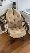 Rotan manou fauteuil