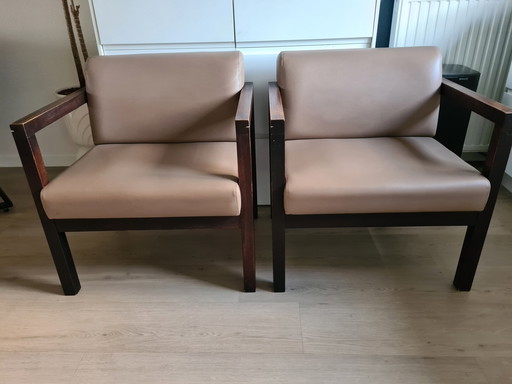 2x Vintage fauteuils