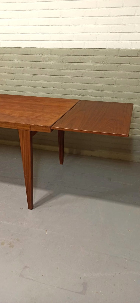 Image 1 of Mid century uitschuifbare eettafel