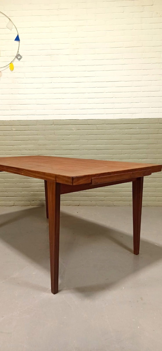 Image 1 of Mid century uitschuifbare eettafel