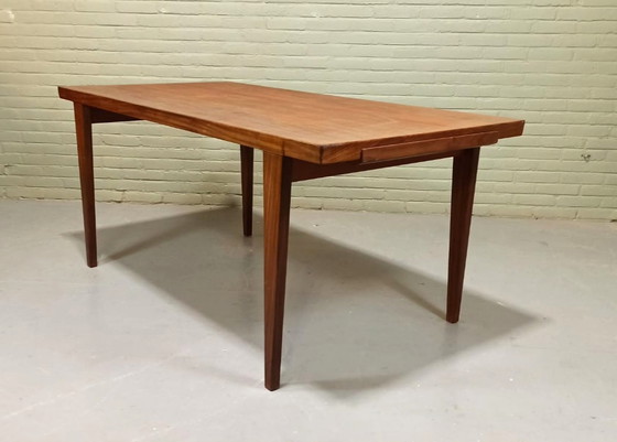 Image 1 of Mid century uitschuifbare eettafel