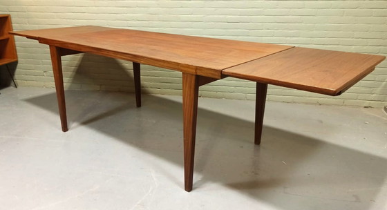 Image 1 of Mid century uitschuifbare eettafel