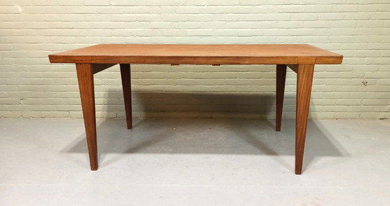 Image 1 of Mid century uitschuifbare eettafel