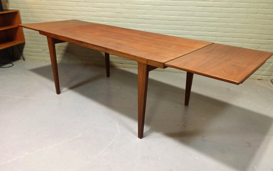 Image 1 of Mid century uitschuifbare eettafel