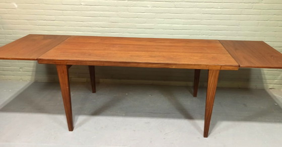 Image 1 of Mid century uitschuifbare eettafel