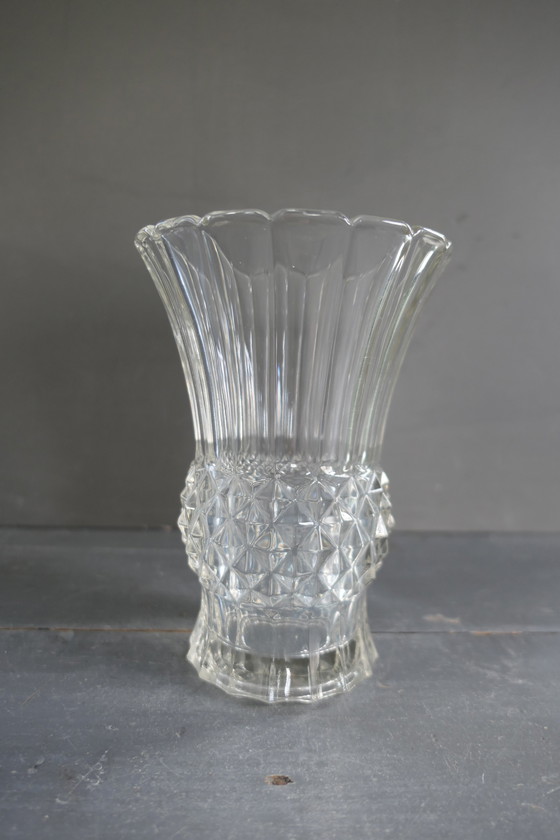 Image 1 of Val Saint Lambert Luxval Baden vaas