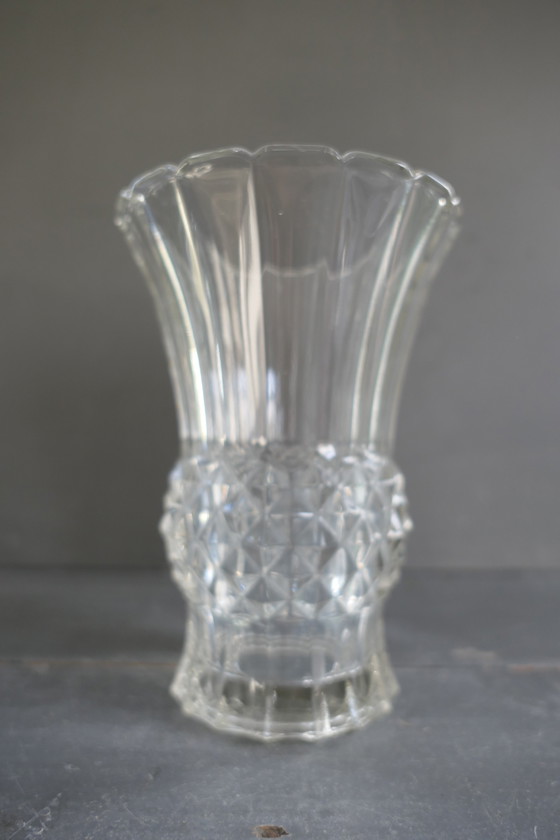 Image 1 of Val Saint Lambert Luxval Baden vaas