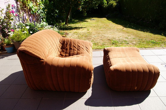 Image 1 of Cinna/ Ligne Roset model Sandra Eénzit met Ottoman