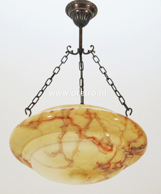 Image 1 of Art Deco Schaal-Hanglamp