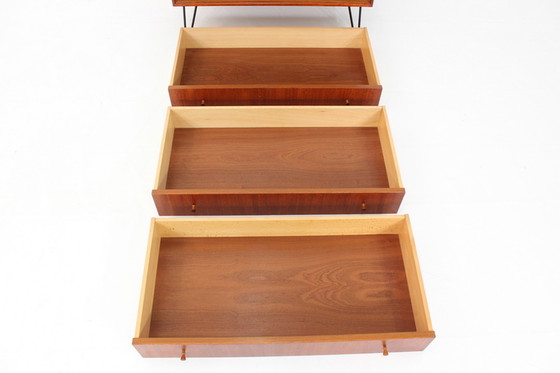 Image 1 of Mid-century teakhouten dressoir, ladekast van de Oldenburger Möbelwerkstätten