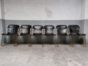 6X Willy rizzo for cidue eetkamerstoel
