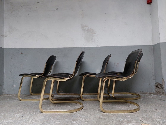 Image 1 of 6X Willy rizzo for cidue eetkamerstoel