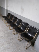 6X Willy rizzo for cidue eetkamerstoel