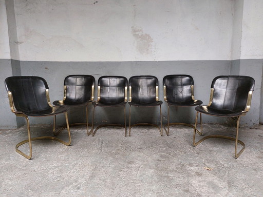 6X Willy rizzo for cidue eetkamerstoel