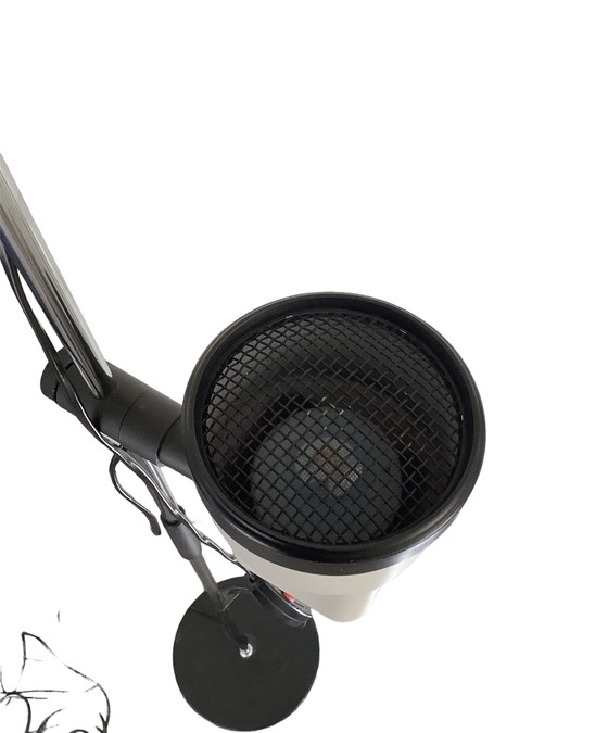 Image 1 of Vintage Vlieland Design Staande Vloerlamp Chroom