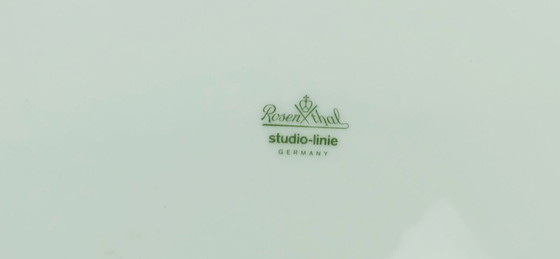 Image 1 of grote vintage Rosenthal studiolijn uit de jaren 70 WANDBORD wolf bauer ondertekend