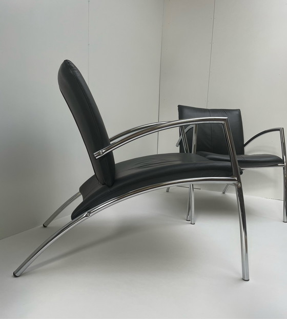 Image 1 of 2x Kebe Danmark Chair fauteuils 