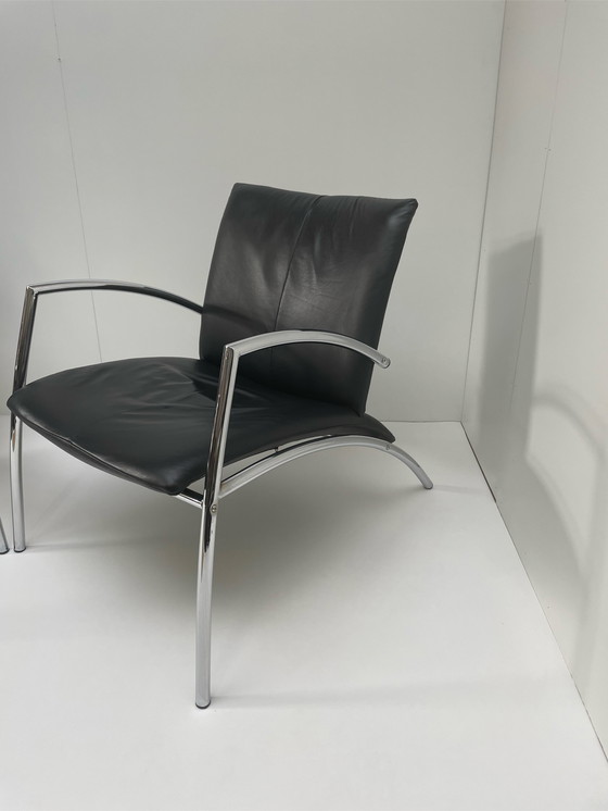 Image 1 of 2x Kebe Danmark Chair fauteuils 