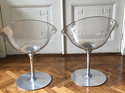 2x Kartell kuipstoel