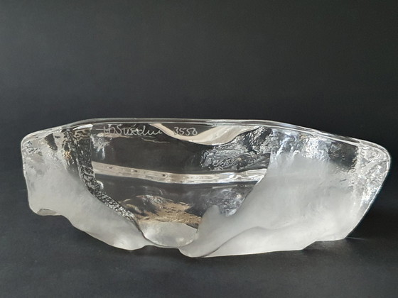 Image 1 of Mats Jonasson - Glassculptuur ijsbeer - Grootste maat