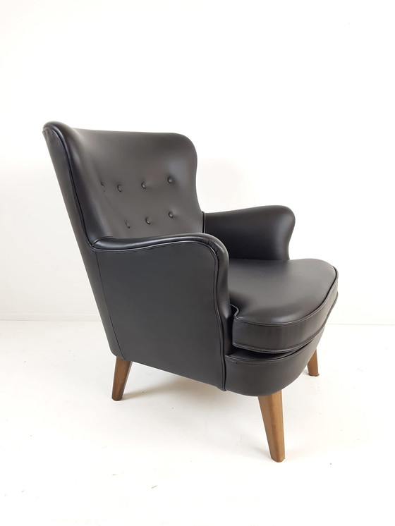 Image 1 of Artifort Theo Ruth fauteuil zwart