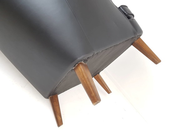 Image 1 of Artifort Theo Ruth fauteuil zwart