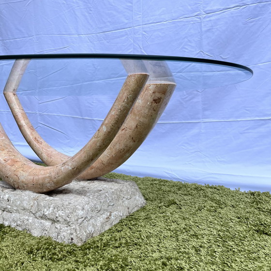 Image 1 of Vintage Mactan stone salontafel