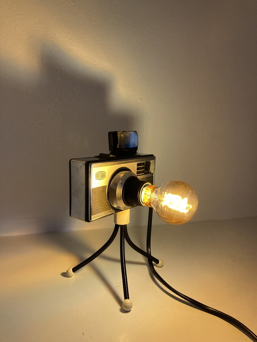 Retro camera lamp