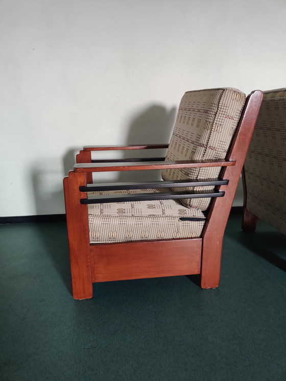 Image 1 of 2x Art deco fauteuils