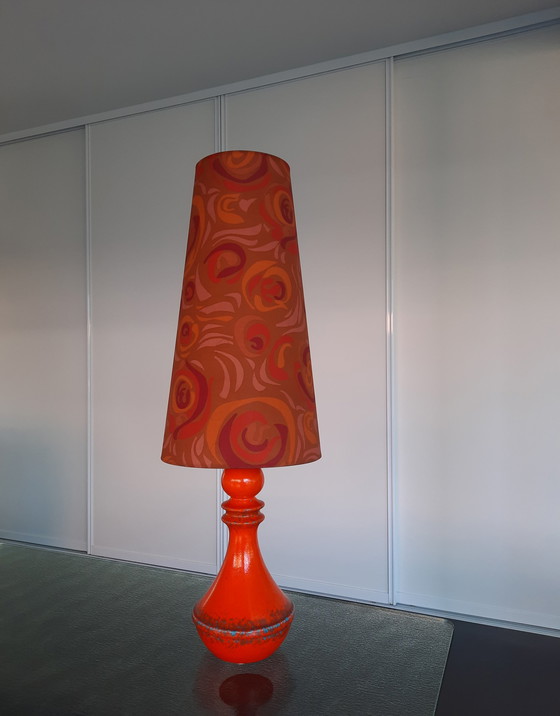 Image 1 of Vintage keramische lamp met Duitse stempel