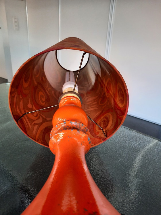 Image 1 of Vintage keramische lamp met Duitse stempel