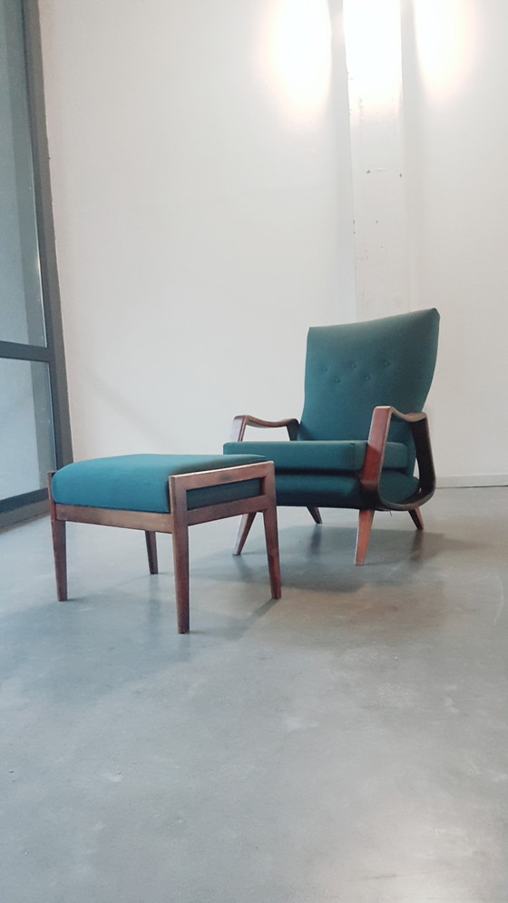 Image 1 of Patijn fauteuil Poly-Z met hocker