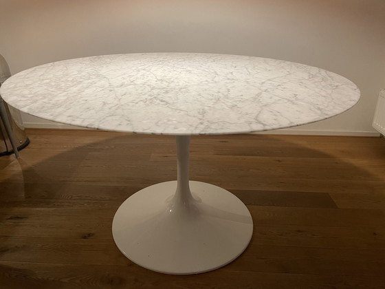 Image 1 of Carrara marmer tafel rond