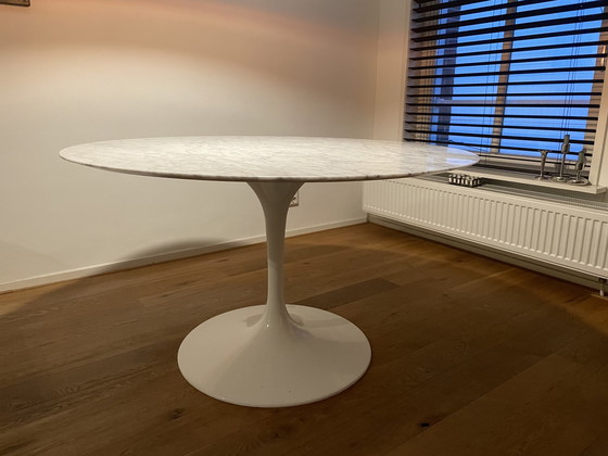 Image 1 of Carrara marmer tafel rond