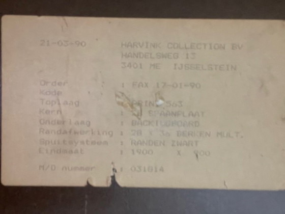 Image 1 of Vintage eetkamerset + 2 bijzettafels