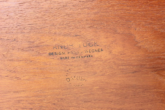 Image 1 of Hans J. Wegner voor Andreas Tuck, Mid Century Teak salontafel, Denemarken 1957