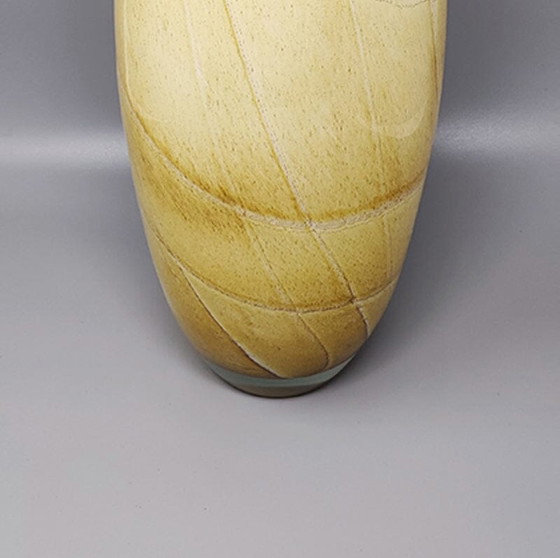 Image 1 of Vintage paar Vazen ​​in Murano Glas van Enrico Coveri. Gemaakt in Italië