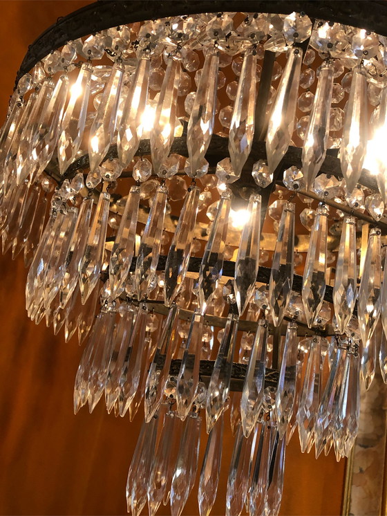 Image 1 of Vintage kroonluchter hanglamp