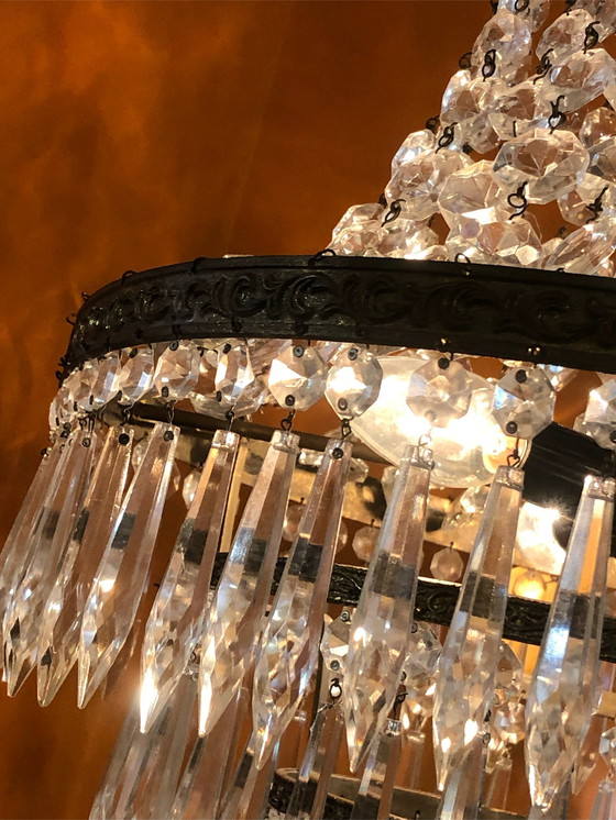 Image 1 of Vintage kroonluchter hanglamp