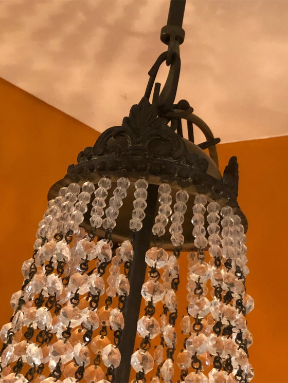 Image 1 of Vintage kroonluchter hanglamp